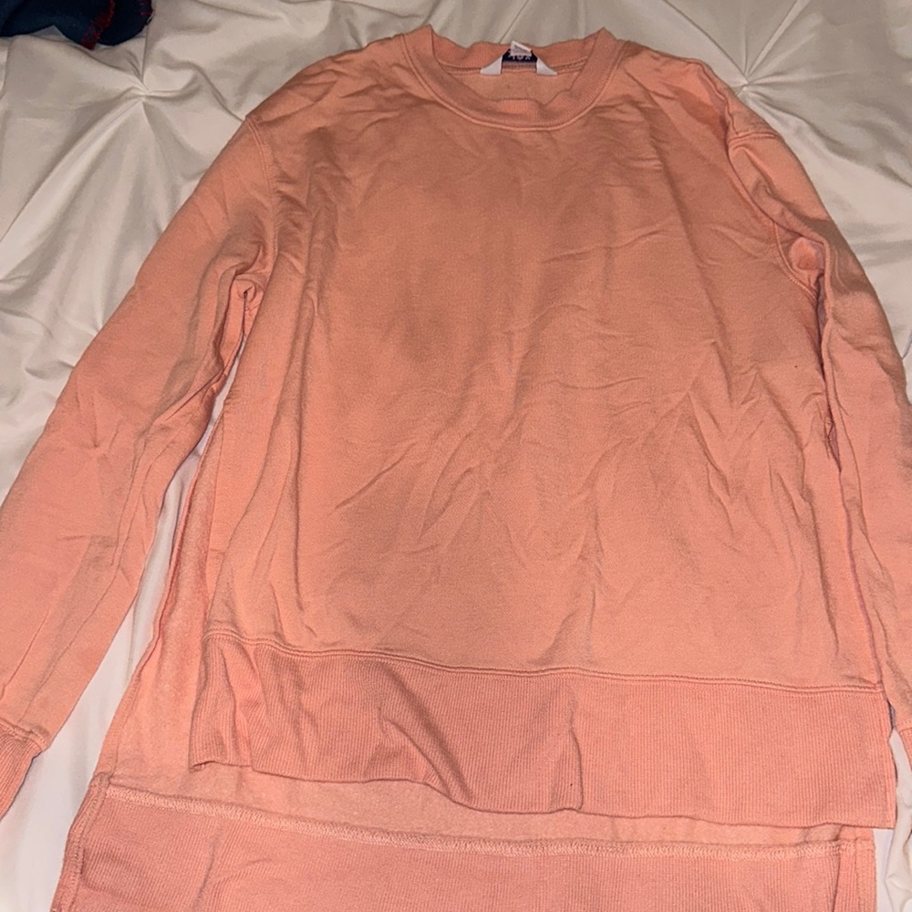 Joy LAB slit side coral sweatshirt